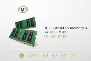 Barette mémoire DDR 3  Go 1600 MHz 