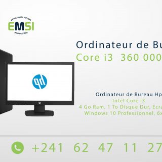 Ordinateur de Bureau Hp Intel Core i3