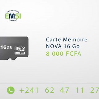 Carte mémoire NOVA 16 Go