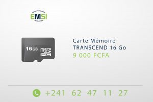 Carte mémoire TRANSCEND 16 Go