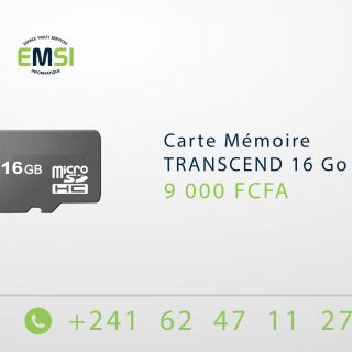 Carte mémoire TRANSCEND 16 Go