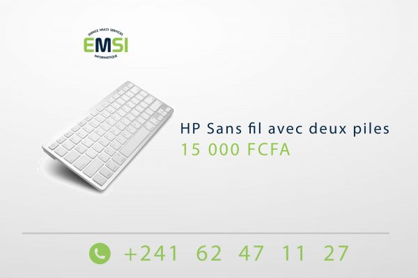 Clavier HP Sans fil avec deux piles