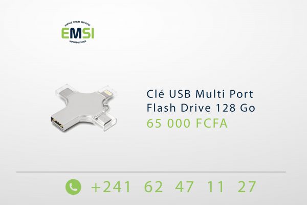 Clé USB Clé Multi Port Flash Drive 128 Go