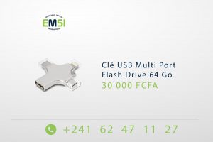 Clé USB Clé Multi Port Flash Drive 64Go