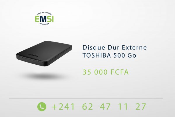 Disque Dur Externe TOSHIBA 500 Go