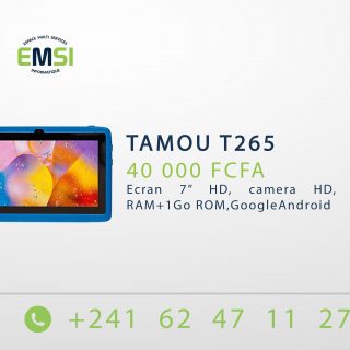 TAMOU T 265 - Ecran 7” HD, camera HD, WIFI,1Go RAM+1Go ROM,Google Android