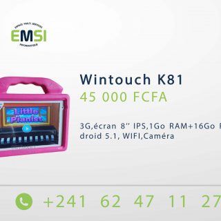 Tablette Wintouch K81 3G, Ecran 8’’ IPS,1Go RAM+16Go ROM, Android 5.1, WIFI,Caméra+ Cadeau inclus dans l’emballage